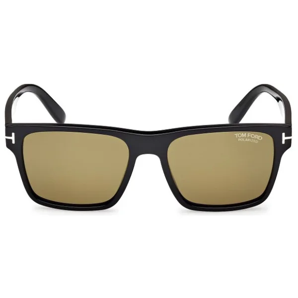 Tom Ford Calder FT1205 01H Shiny Black-Brown Polarize Erkek Güneş Gözlüğü