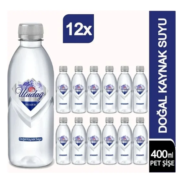 Uludağ Premium Su Pet Şişe 400 ml x 12 Adet