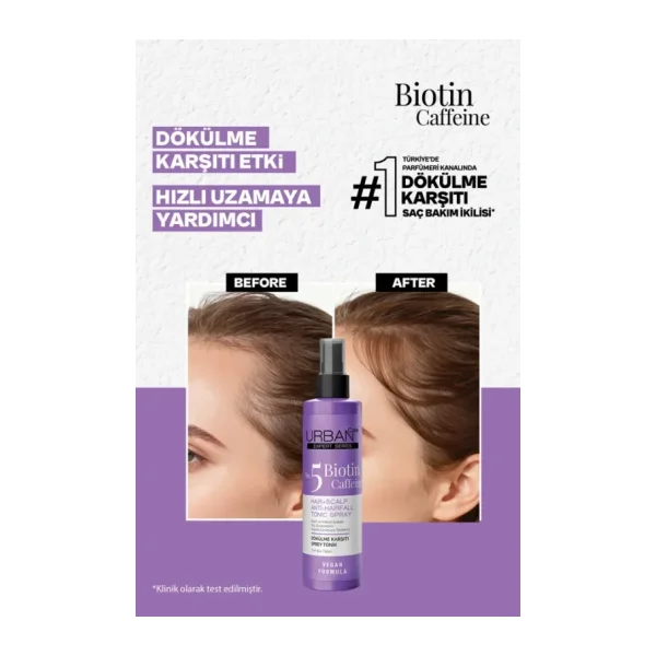 Urban Care Expert Biotin & Caffeine Saç Kökü Güçlendirici Tonik Sprey 200 ml 2 Adet