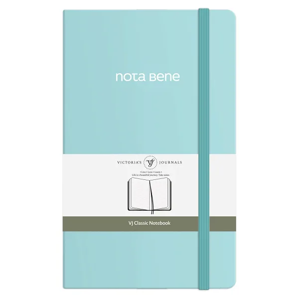 Victoria's Journals Nota Bene Classic Sert Kapak Defter, 13x21 cm, Çizgili