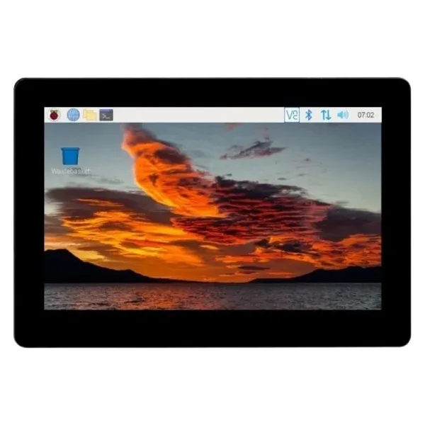 WaveShare 5" 800x480 Dokunmatik Ekran - Raspberry Pi CM4 PoE Ethernet Genişletme