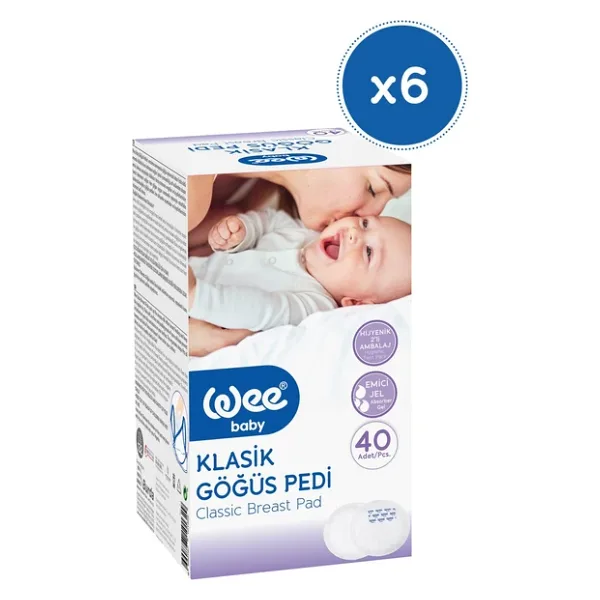 Wee Baby 132 Klasik Göğüs Pedi 40lı- 6 Adet