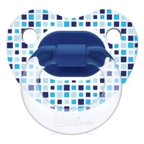 Wee Baby 837 Şeffaf Desenli Damaklı No:2 6-18 Ay Emzik