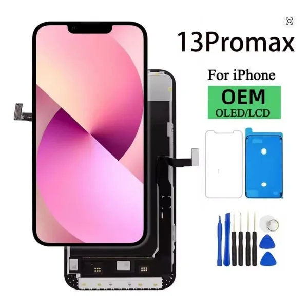 Yedcom Iphone 13 Pro Max A Kalite Ön Lcd Ekran Dokunmatik Sıvı Bandı Kırılmaz Tamir Seti Set