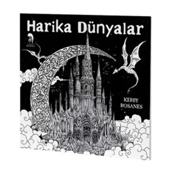 Yetişkinler İçin Boyama Kitabı - Harika Dünyalar - Kerby Rosanes
