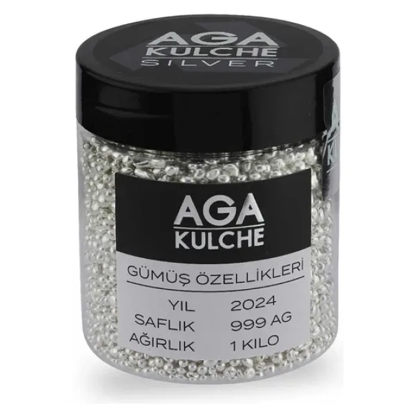 1000 Gram 999.0 Granül Gümüş
