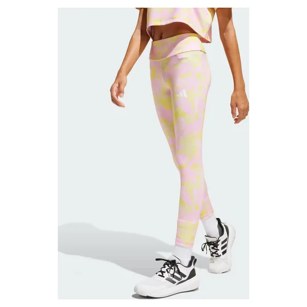 Adidas Train Essentials Flower Print Çocuk Tayt