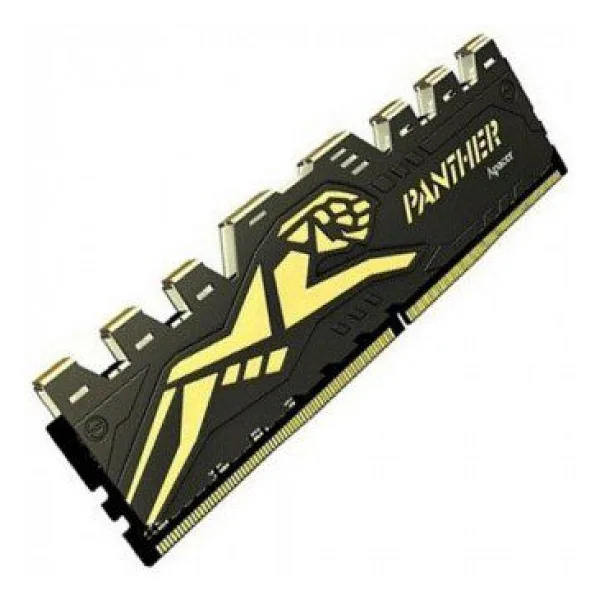 APACER 16GB (1x16GB) 3200MHZ DDR4 PANTHER BLACK-GOLD AH4U16G32C28Y7GAA PC RAM
