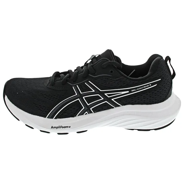 Asics Gel-Contend 9 1012B681-002 Siyah-Beyaz Kadın Koşu Ayakkabısı
