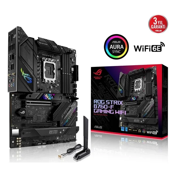 Asus ROG Strix B760-F Gaming Wi-Fi Intel LGA1700 DDR5 ATX Anakart