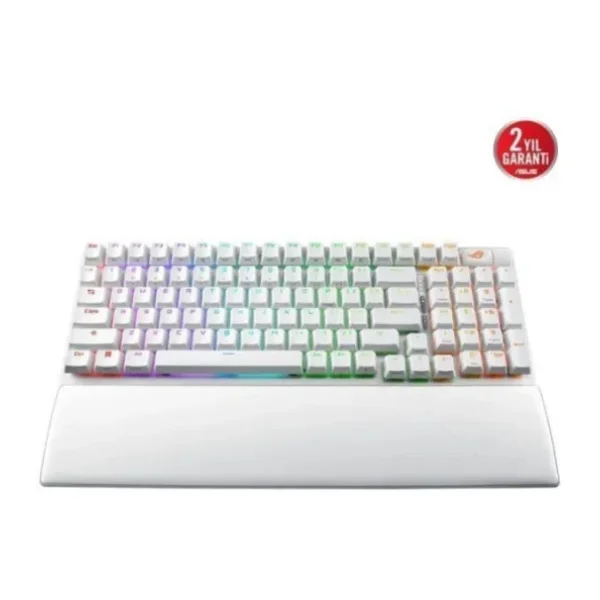 Asus ROG Strix Scope II 96 Wireless Beyaz RGB NX Snow Switch Kablolu/Kablosuz Mekanik Oyuncu Klavyesi