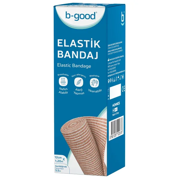 B-Good Elastik Bandaj 12 cm x 1,2 m