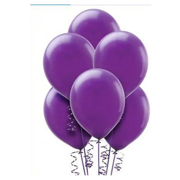 Benim Marifetlerim - Metalik Mor Balon 12 İnch 5 Adet