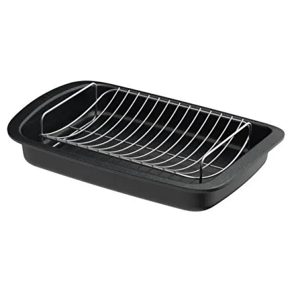 Berghoff Leo Graphite Çıkarılabilir Raflı 42x28 cm Izgara Güveç
