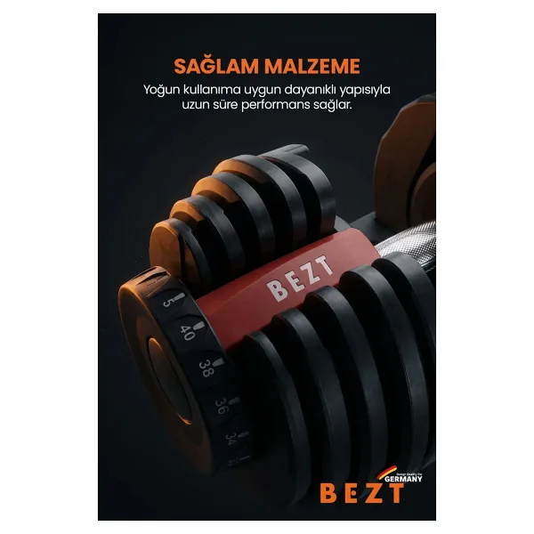 Bezt Pro Sports 40 kg Ayarlanabilir Dambıl Seti