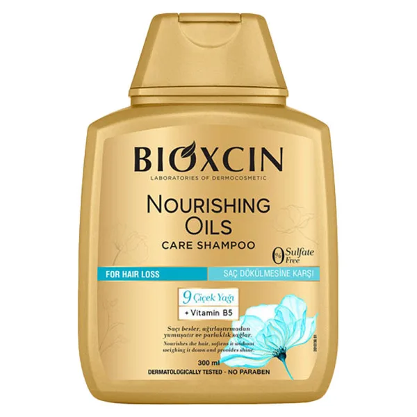 Bioxcin Besleyici Yağlar Kuru ve Yıpranmış Saçlar için 300 ml Şampuan