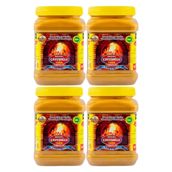 Bozkırlı Çavuşoğlu Odun Ateşinde Kepeksiz Bozkır Tahini 930g X 4
