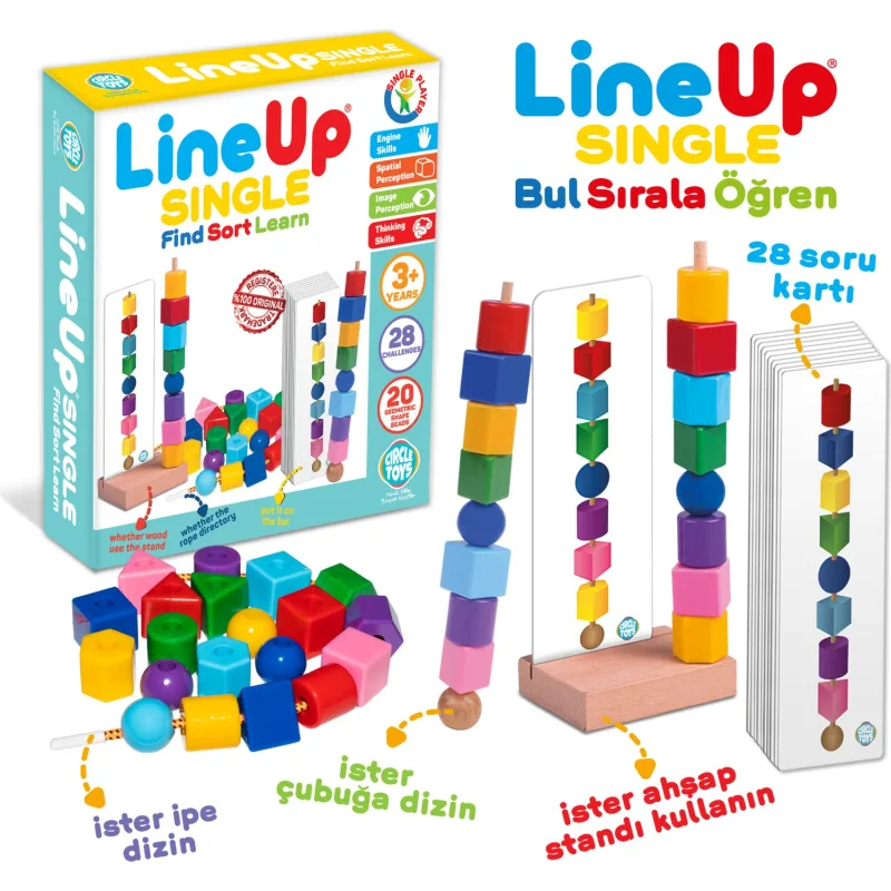 Circle Toys Line Up Bul Sırala Öğren