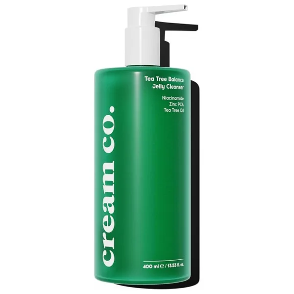 Cream Co. . Sivilce & Akne & Nokta Karşıtı Yüz Temizleme Jeli, Niacinamide Çay Ağacı Yağı, 400 M - Standart