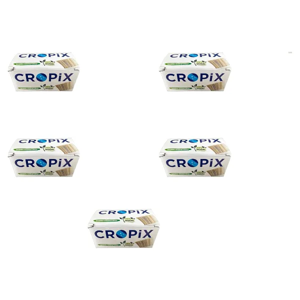 Cropix Tahta Ahşap Bambu Doğal Çay Kahve Karıştırıcı Çubuk Kaşık - 10.5 Cm. - 400 Adetlik 5 Paket