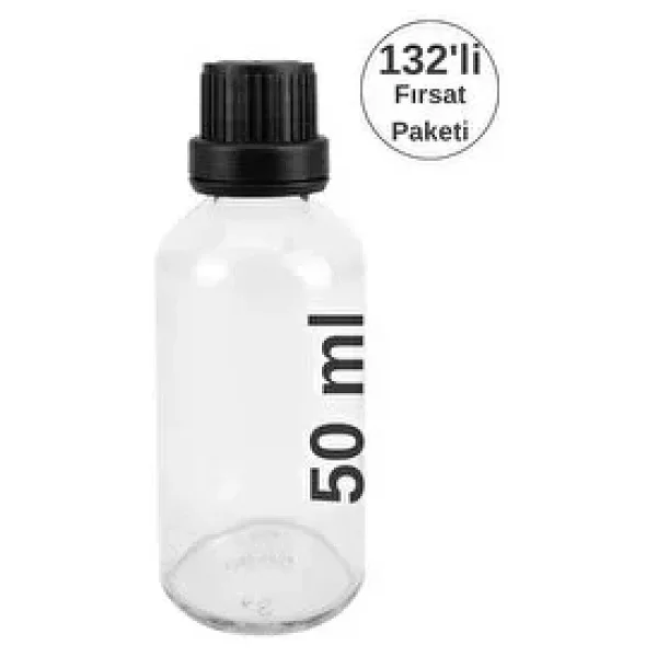 Digithome 132'Li 50 Ml Siyah Kilit Kapakli Soz Nisan Hediyelik Kolonya Koku Sus Cam Sisesi C1-1-149