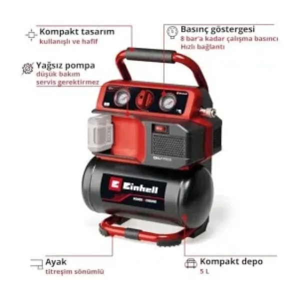 Einhell TE-AC 18/75 Li OF Kompresör