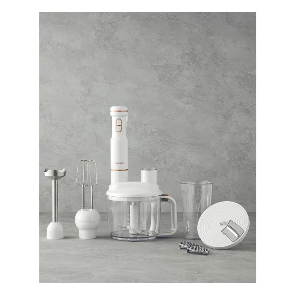 English Home RMB 3001 1500 W Beyaz Bakır Multi Blender Seti
