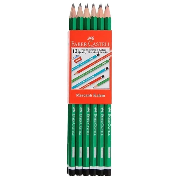 Faber-Castell 12'li Mercanlı Kurşun Kalem