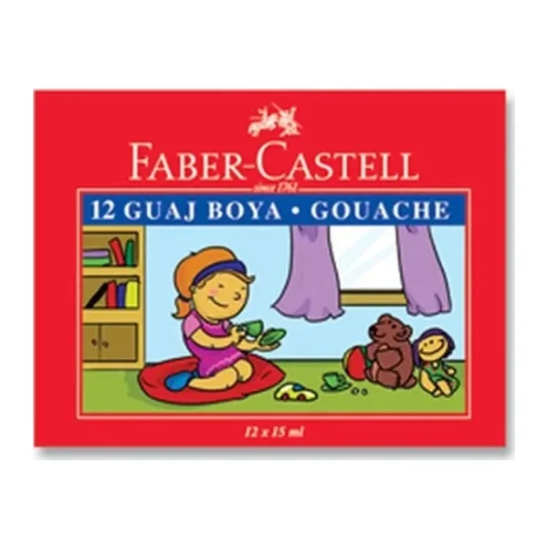 Faber-Castell 12 Renk Guaj Boya