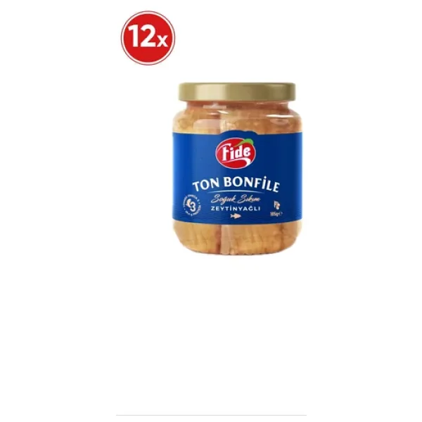 Fide Ton Bonfile Soğuk Sıkım Zeytinyağlı 185 G