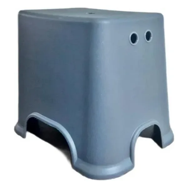 Geseus Banyo Taburesi Çok Amaçlı Tabure Kaymaz Ayakalı Max-140kg Taşıma Kapasitesi-Antrasit-5171-84A