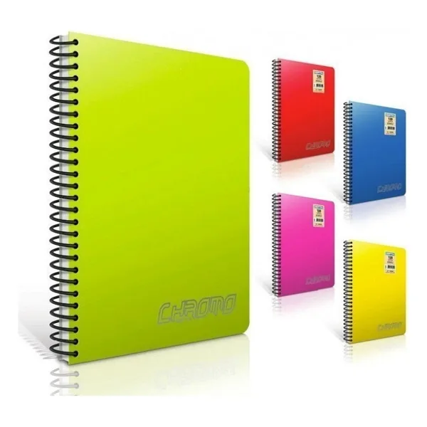Gıpta Chromo Spiralli A5 80 Yaprak Kareli Defter