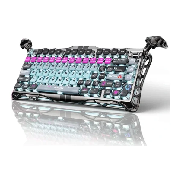 GravaStar Mercury V75 Pro Neon Graffiti RGB %75 TKL Magnetic Switch Kablolu Mekanik Oyuncu Klavyesi