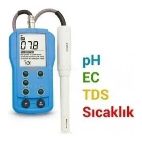 Hanna HI-9812-5 Harici Problu pH / EC / TDS / Sıcaklık Ölçer