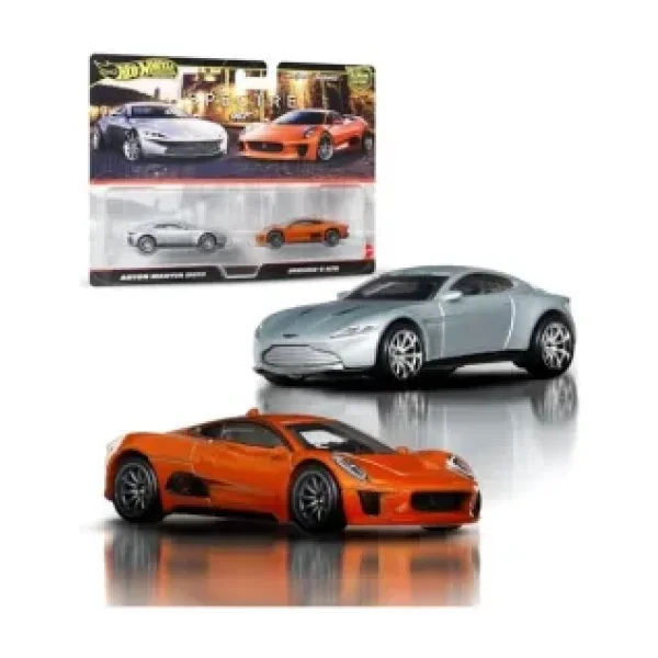 Hot Wheels Premium Car Culture Aston Martin DB100 ve Jaguar C-X75 HBL96-JBL04