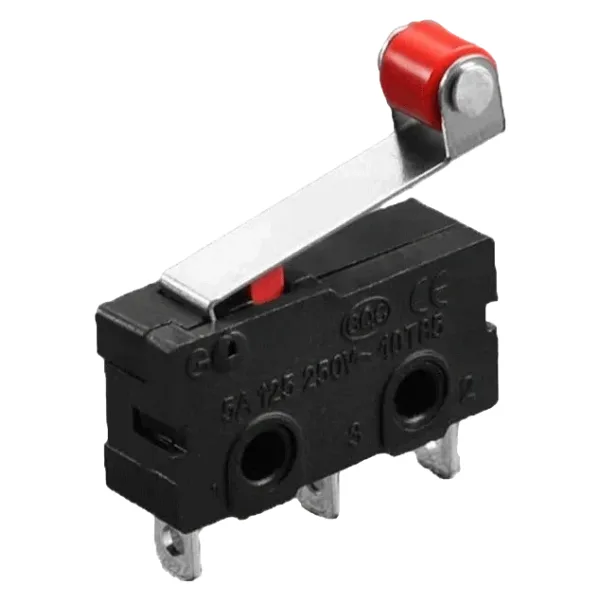 IC-168-0 Micro Switch Lehim Bacak Makaralı 5A/250VAC