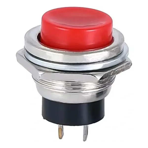 IC-180 Buton 16mm DS-212 Kırmızı