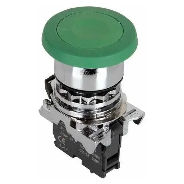ISM-BC31 Mantar Kafalı Yaylı Metal Buton - Yeşil