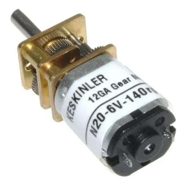KGA-12 6V 140Rpm Redüktörlü Dc Motor
