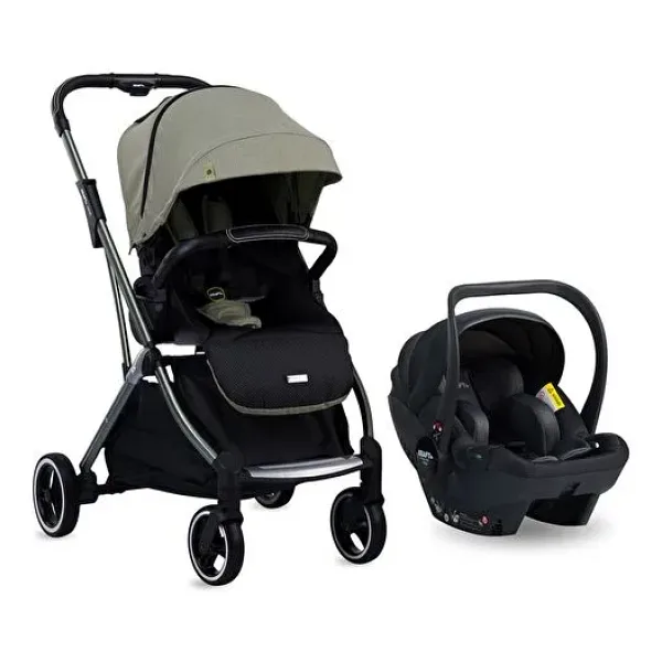Kraft Kenya I-Size Siyah-Yeşil Travel Sistem Bebek Arabası
