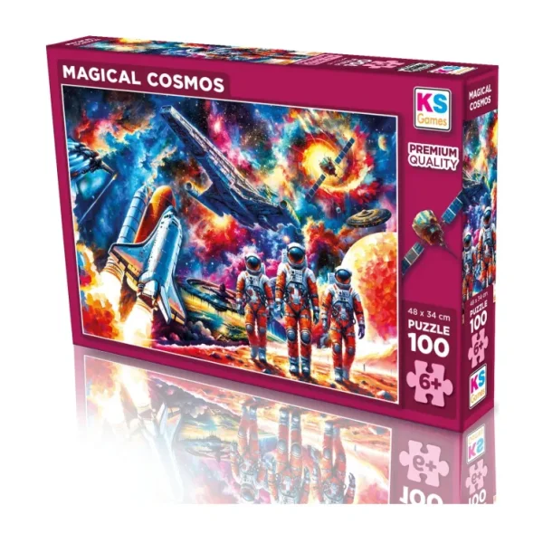 KS Games Magical Cosmos 100 Parça Çocuk Puzzle 31506