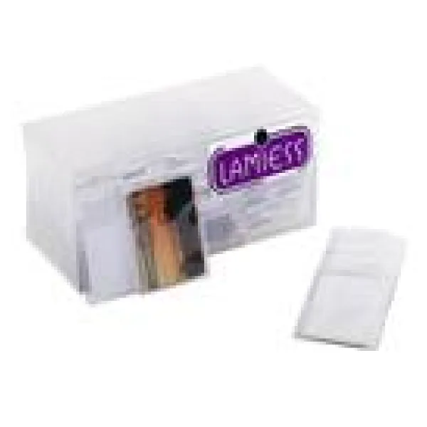 Lamiess Lms 204 Dikey Pvc Standart Kart Poşeti Şeffaf 100'Lü