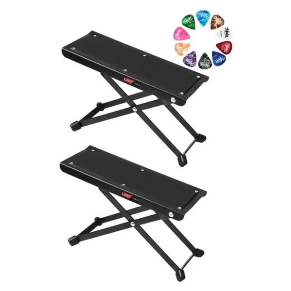 Lastvoice GS-03X 2Lİ SET Gitar Ayaklığı Ayak Sehpası 5 Kademe Pena Hediye (Metal Sağlam Ayaklar)