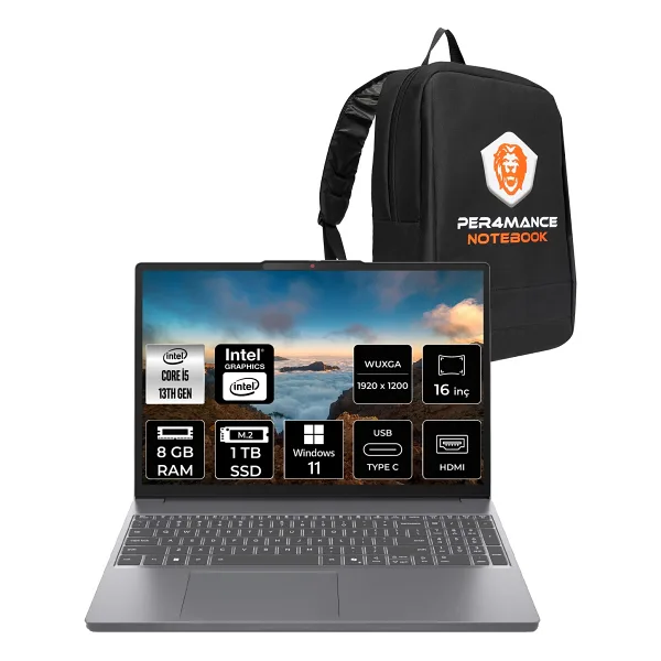 Lenovo IdeaPad Slim 3 16IRH10 83K2001FTR i5-13420H 8 GB 1 TB SSD UHD Graphics 16