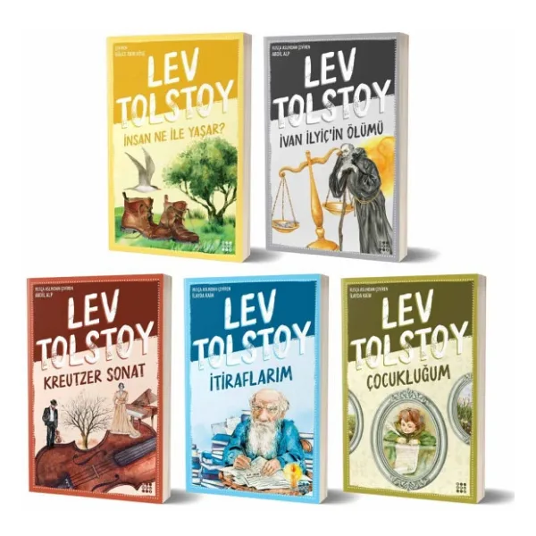 Lev Tolstoy Seti - 5 Kitap Takım