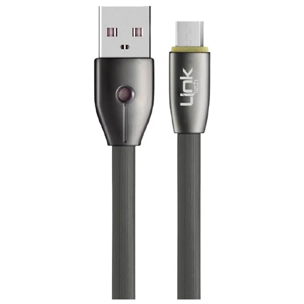 LINKTECH K484 ANDROİD IŞIKLI 1MT ŞARJ/SENKRONİZASYON KABLOSU SİYAH