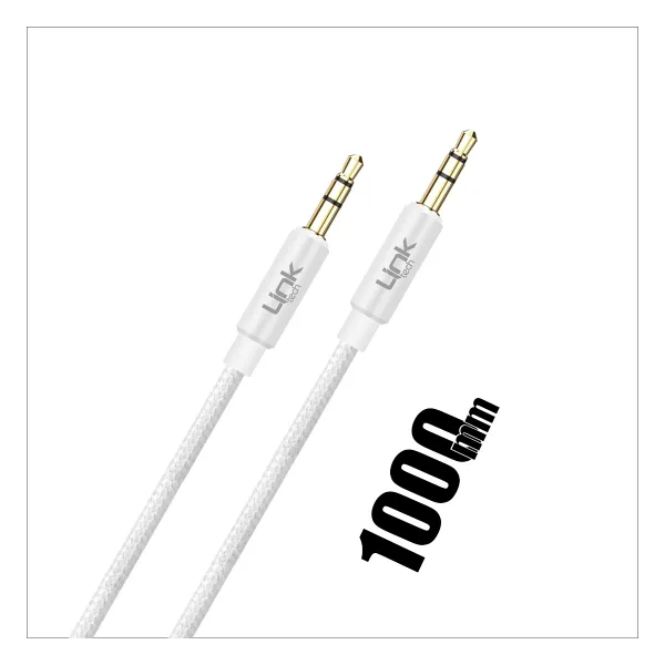 LINKTECH LCA - A577 3.5 AUX KABLO 1000 MM BEYAZ