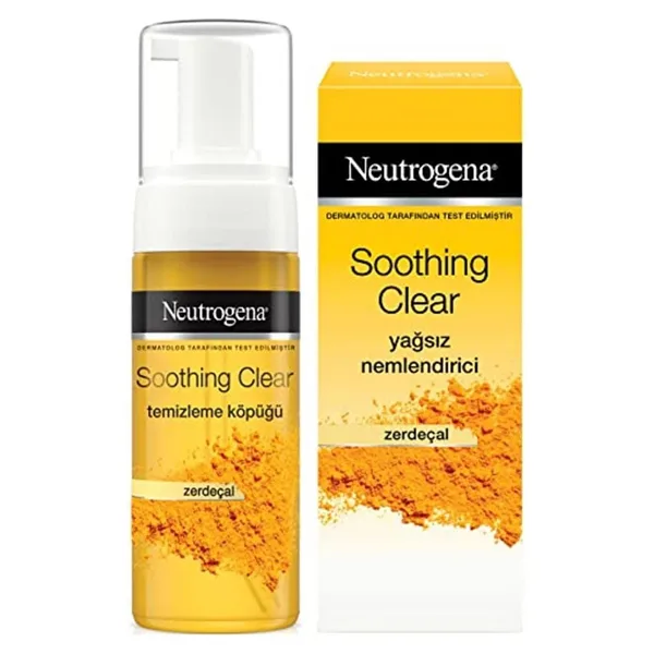 Neutrogena Soothing Clear Yüz Temizleme Köpüğü 150 ml + Nemlendirici 75 ml