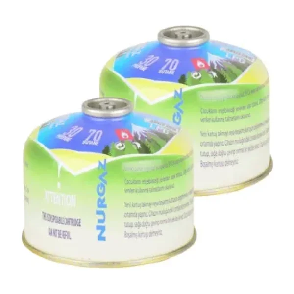 Nurgaz NG-202 230 gr 2 Adet Gaz Kartuşu