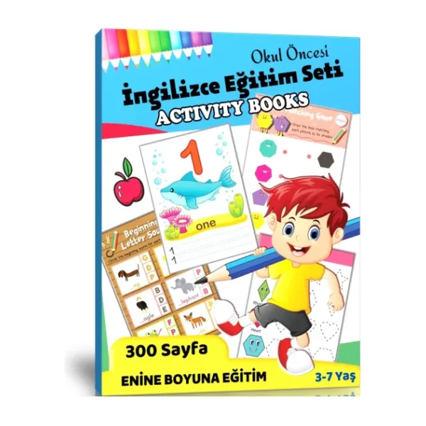 Okul Öncesi İngilizce Eğitim Seti (Aktivite Kitabı)